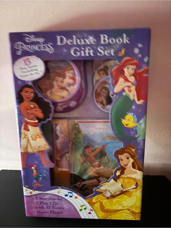 Disney Other - Disney Princess Book & Music Gift Set - Purple